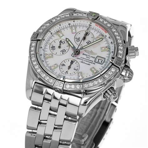 breitling a13356 mother of pearl|breitling a13356 review.